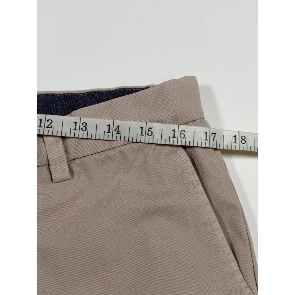 Banana Republic Aiden Chino Pants Mens 34x34 Beige Straight Leg Casual Cotton